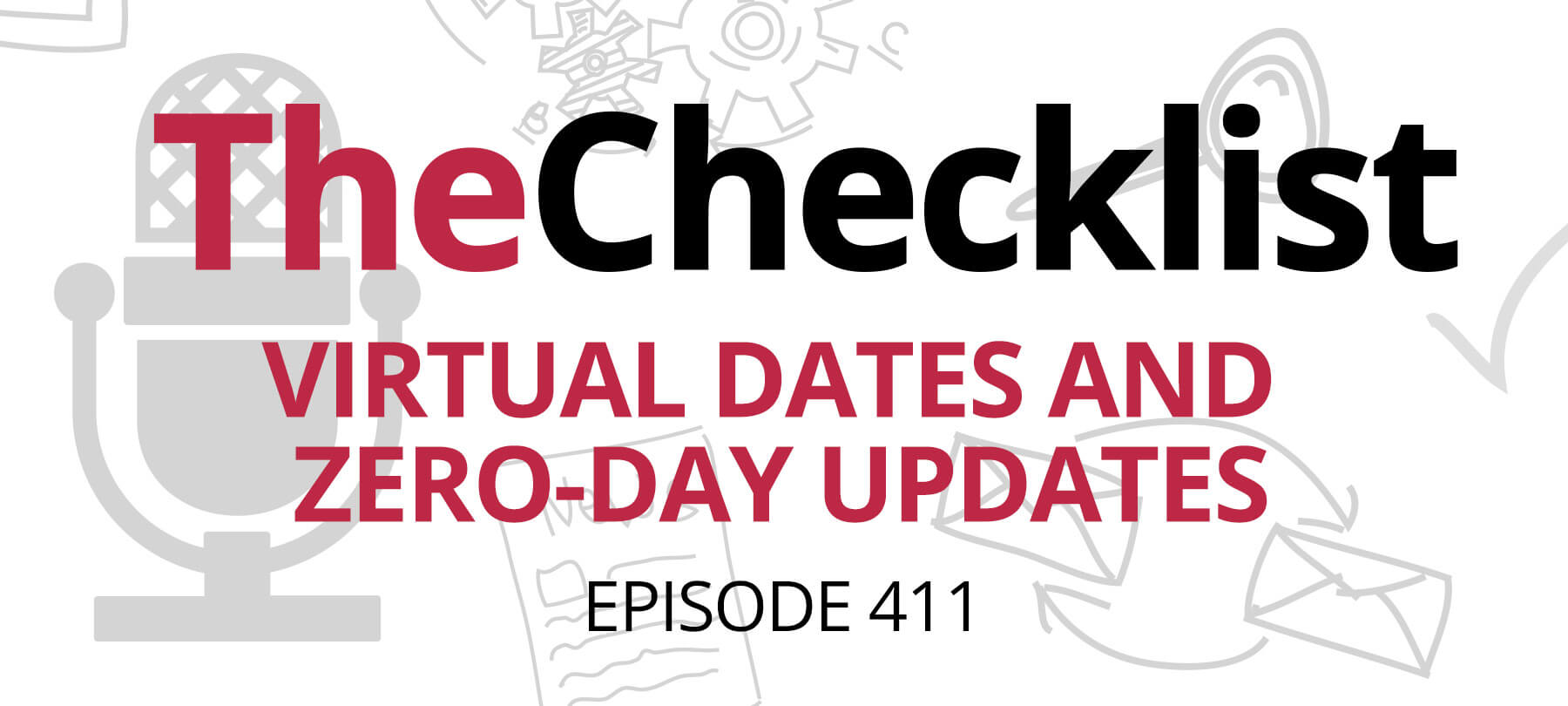 Virtual Dates and Zero-Day Updates written in red text on a white background